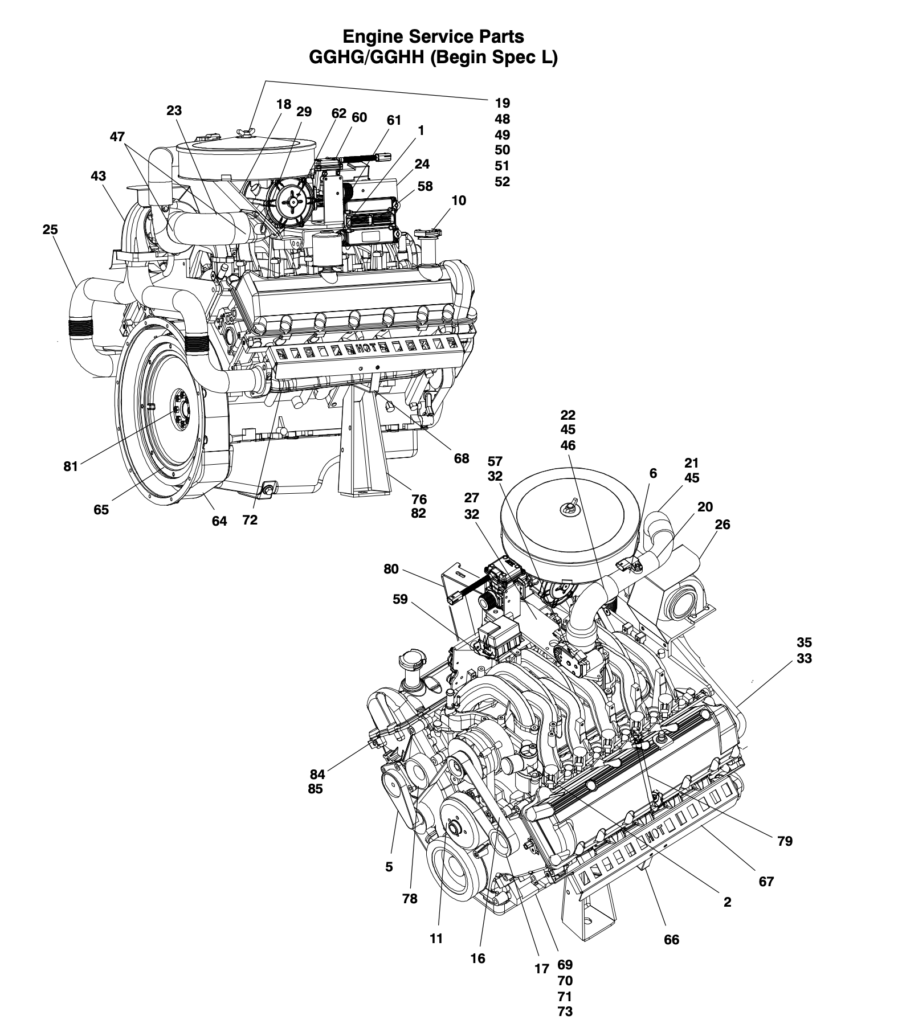 New 6.8L Ford V10 LPG Engine P/N A047Z904 E172A Fetting Power, Inc.