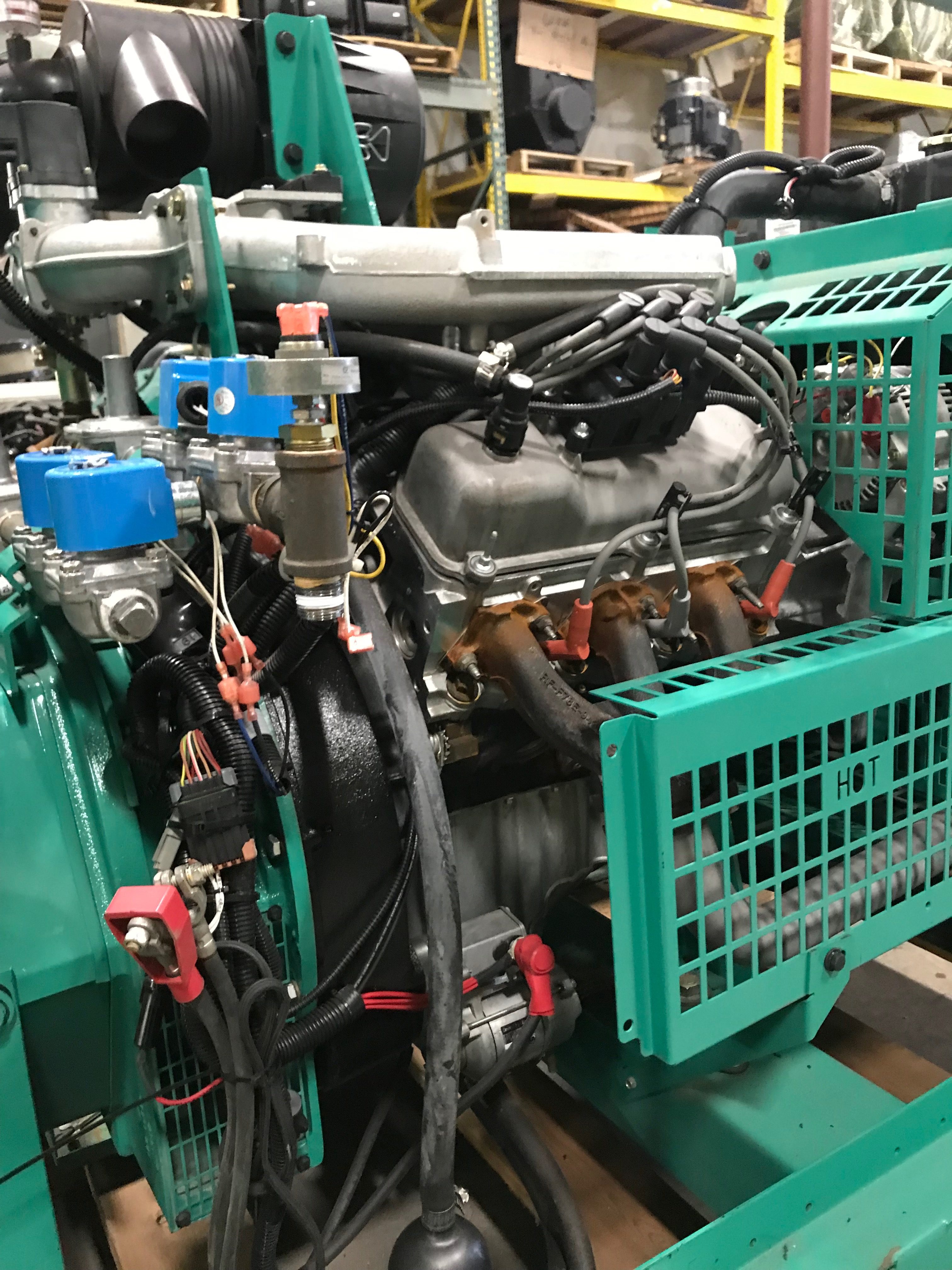 Used 42kW Cummins Standby NG/LPV 120/240V 1PH Generator GGFE | S/N