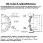 SAE Housing & Flywheel Dimensions