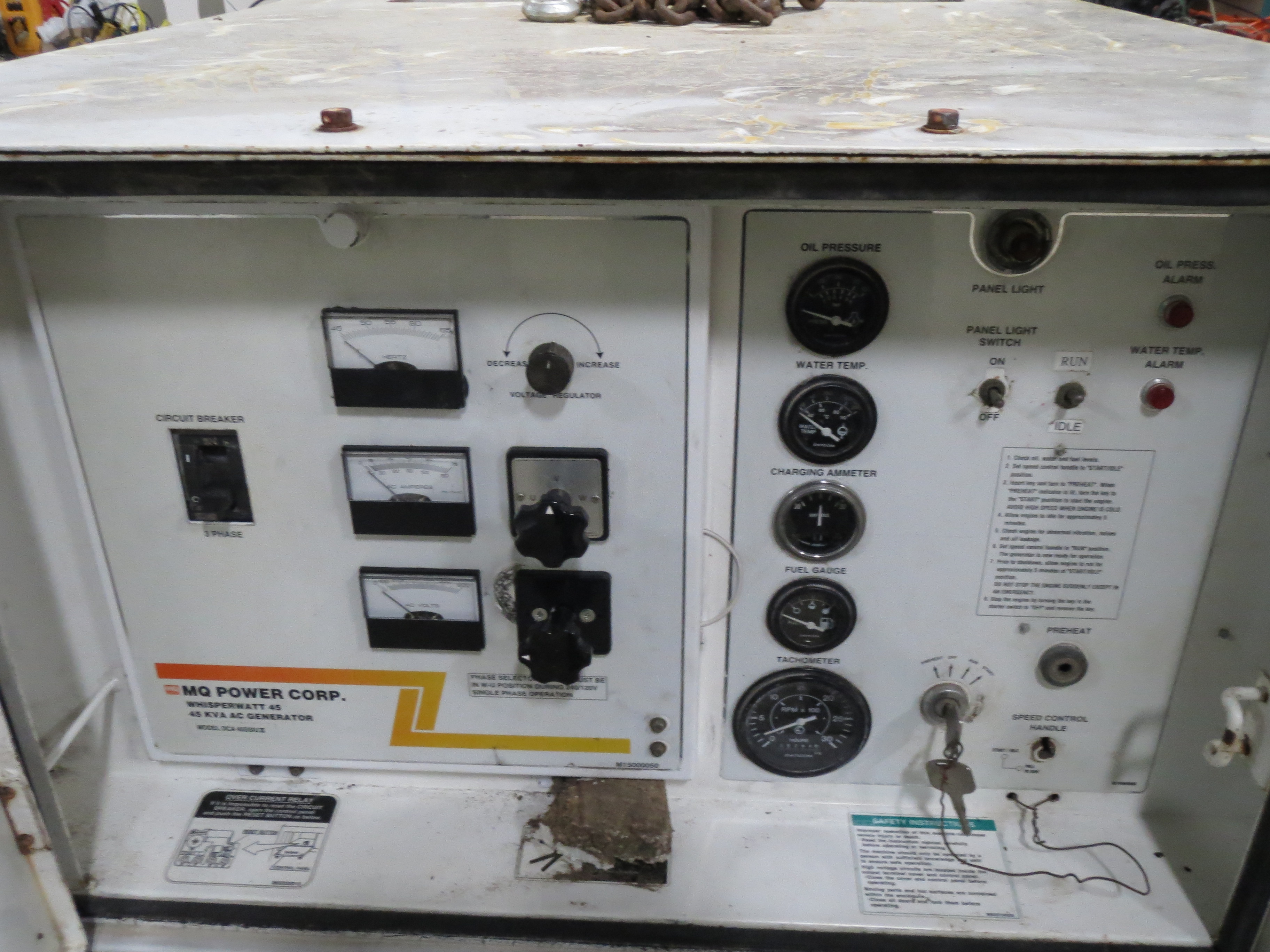 36kW MQ DCA45 Diesel Generator | S/N: 7200707 | Fetting Power, Inc.