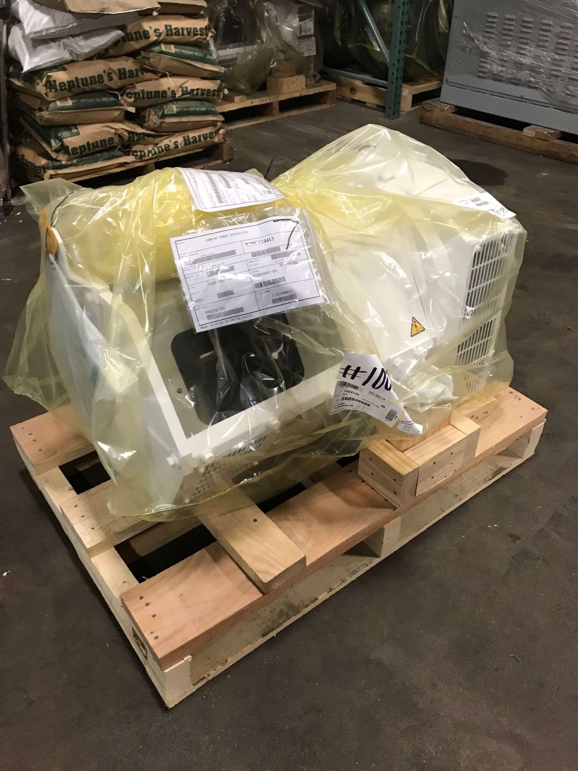 New 143kW Stamford Marine Alternator UCI274E1 0200-3097-09