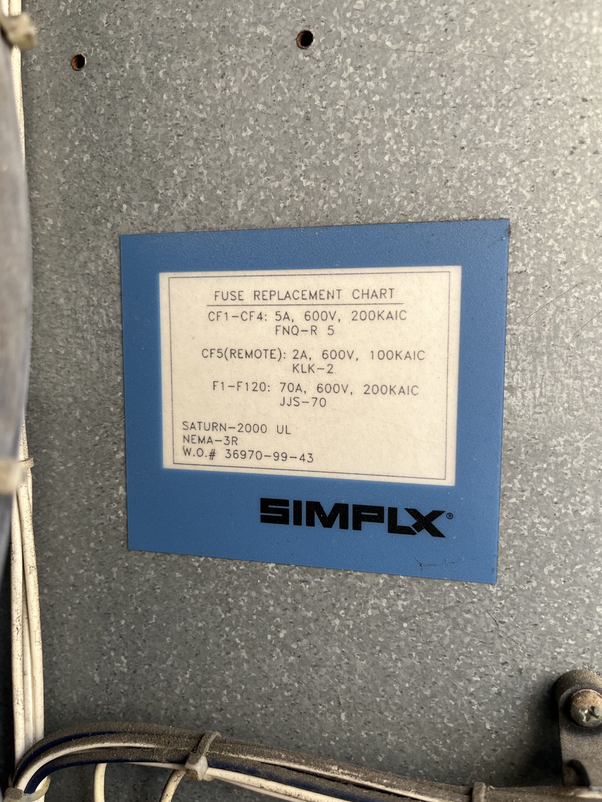 2000kw 480VAC Simplex Forced Air-Cooled Resistive Load Bank LBS Series SN- 36970-99-43_9